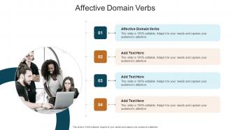 Affective Domain Verbs In Powerpoint And Google Slides Cpb