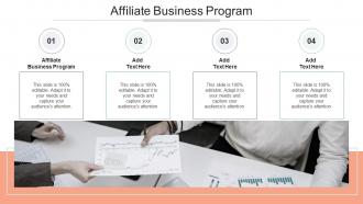 Affiliate Business Program In Powerpoint And Google Slides Cpb