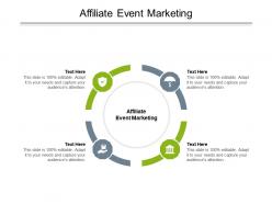 Affiliate event marketing ppt powerpoint presentation model introduction cpb