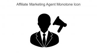 Affiliate Marketing Agent Monotone Icon In Powerpoint Pptx Png And Editable Eps Format
