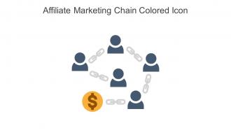 Affiliate Marketing Chain Colored Icon In Powerpoint Pptx Png And Editable Eps Format