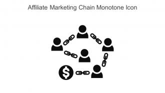 Affiliate Marketing Chain Monotone Icon In Powerpoint Pptx Png And Editable Eps Format