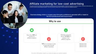Affiliate Marketing For Low Cost Advertising Online And Offline Client Acquisition