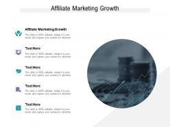Affiliate marketing growth ppt powerpoint presentation portfolio pictures cpb