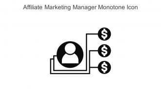 Affiliate Marketing Manager Monotone Icon In Powerpoint Pptx Png And Editable Eps Format