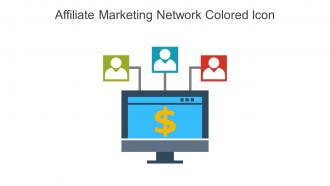 Affiliate Marketing Network Colored Icon In Powerpoint Pptx Png And Editable Eps Format
