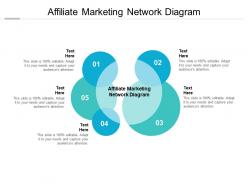 Affiliate marketing network diagram ppt powerpoint presentation icon show cpb