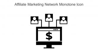 Affiliate Marketing Network Monotone Icon In Powerpoint Pptx Png And Editable Eps Format