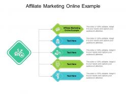 Affiliate marketing online example ppt powerpoint presentation templates cpb