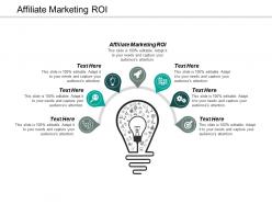Affiliate marketing roi ppt powerpoint presentation styles background images cpb