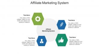 Affiliate marketing system ppt powerpoint presentation infographic template backgrounds cpb