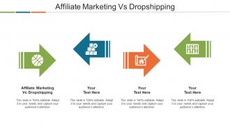 Affiliate Marketing Vs Dropshipping Ppt Powerpoint Presentation Styles Graphic Images Cpb