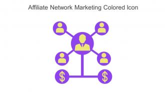 Affiliate Network Marketing Colored Icon In Powerpoint Pptx Png And Editable Eps Format