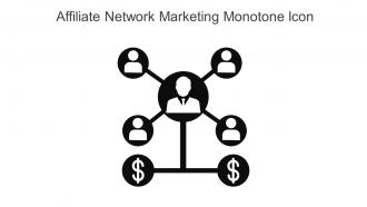 Affiliate Network Marketing Monotone Icon In Powerpoint Pptx Png And Editable Eps Format