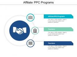 Affiliate ppc programs ppt powerpoint presentation file diagrams cpb