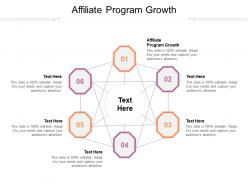 Affiliate program growth ppt powerpoint presentation styles example cpb