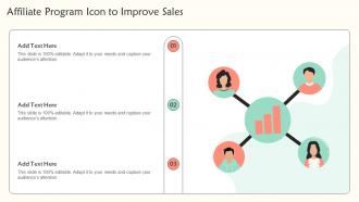 Affiliate Program Icon To Improve Sales