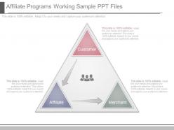 Affiliate programs working sample ppt files