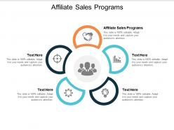Affiliate sales programs ppt powerpoint presentation slides model cpb