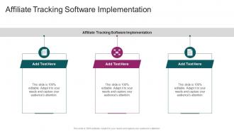 Affiliate Tracking Software Implementation In Powerpoint And Google Slides Cpb