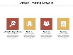 Affiliate tracking software ppt powerpoint presentation file designs download cpb