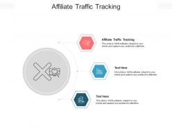 Affiliate traffic tracking ppt powerpoint presentation styles background image cpb
