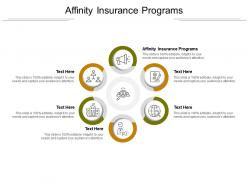 Affinity insurance programs ppt powerpoint icon graphic images cpb
