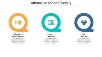Affirmative action diversity ppt powerpoint presentation icon example cpb