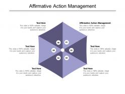 Affirmative action management ppt powerpoint presentation ideas aids cpb