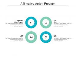 Affirmative action program ppt powerpoint presentation inspiration graphics design cpb
