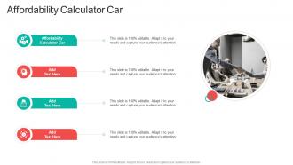 Affordability Calculator Car In Powerpoint And Google Slides Cpb