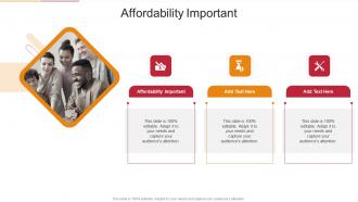Affordability Important In Powerpoint And Google Slides Cpb