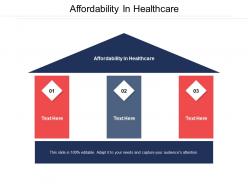 Affordability in healthcare ppt powerpoint presentation inspiration picture cpb