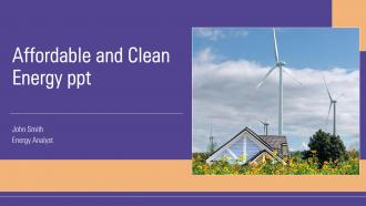 Affordable And Clean Energy PPT Graphics ACP