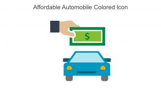 Affordable Automobile Colored Icon in powerpoint pptx png and editable eps format