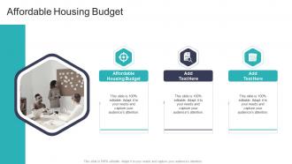 Affordable Housing Budget In Powerpoint And Google Slides Cpb