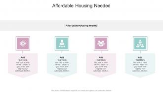 Affordable Housing Needed In Powerpoint And Google Slides Cpb