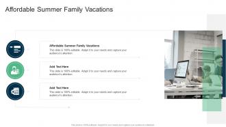 Affordable Summer Family Vacations In Powerpoint And Google Slides Cpb