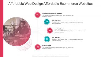 Affordable Web Design Affordable Ecommerce Websites In Powerpoint And Google Slides Cpb