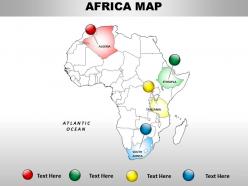Africa Continents Powerpoint Map 1114