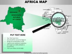 Africa continents powerpoint maps