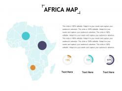 Africa map ppt show format ideas