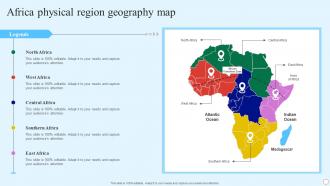 Africa Physical Region Geography Map