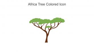 Africa Tree Colored Icon In Powerpoint Pptx Png And Editable Eps Format