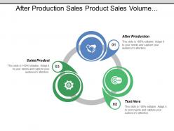 After Production Sales Product Sales Volume Customer Market