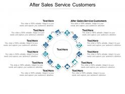 After sales service customers ppt powerpoint presentation inspiration visual aids cpb