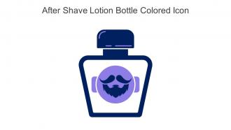 After Shave Lotion Bottle Colored Icon In Powerpoint Pptx Png And Editable Eps Format
