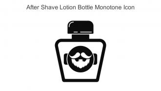 After Shave Lotion Bottle Monotone Icon In Powerpoint Pptx Png And Editable Eps Format