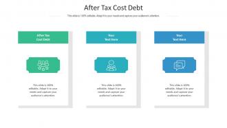 After tax cost debt ppt powerpoint presentation file good cpb