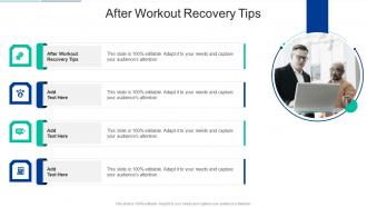 After Workout Recovery Tips In Powerpoint And Google Slides Cpb